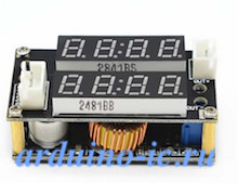 DC-DC понижающий 5A с регулировкой тока и дисплей